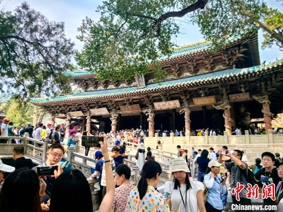 The Jinci Temple in Taiyuan, central Shanxi province. (Photo: China News Service / Wang Chen)