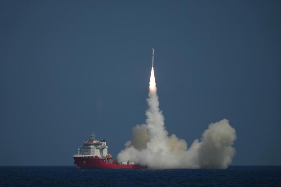 China launches commercial CERES-1 rocket from sea