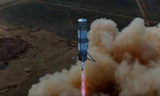 Private Chinese space company completes 10-km vertical takeoff, vertical landing launch test