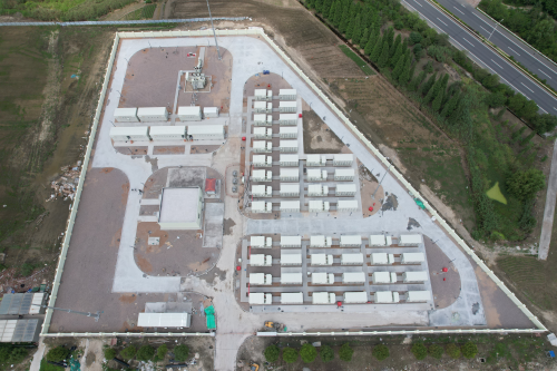 (Photo/The first new-type energy storage power station in Taizhou)

