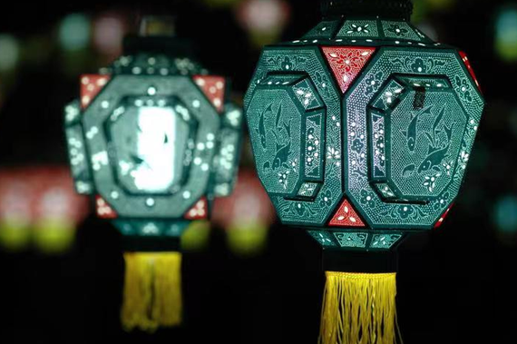 Needle-pierced boneless lanterns (Photo provided by Chen Qunfang, culture and tourism promoter for Xianju)