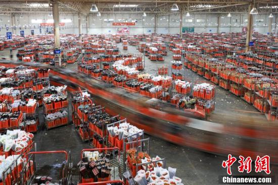 Logistics vehicles are busy packing and dispatching flowers to various locations across China on Aug. 20 in Kunming City, southwest China's Yunnan Province.(Photo:China News Service/Jia Tianyong)