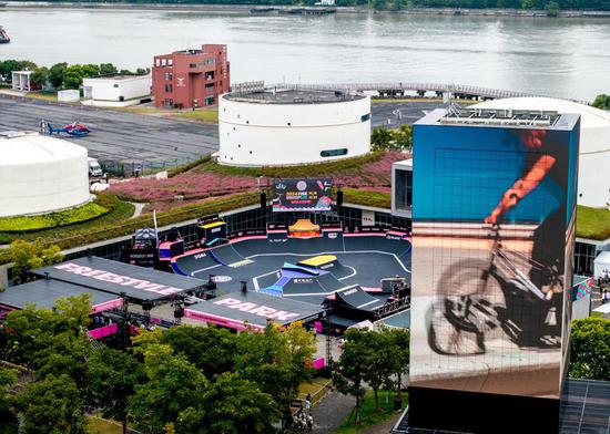 The Shanghai leg of the FISE World Series kicks off on Wednesday in Xuhui district's West Bund. (Photo provided to chinadaily.com.cn)