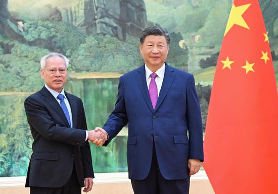 Xi meets Macao's incoming chief executive Sam Hou Fai