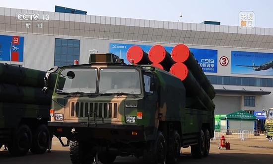 Zhuhai arms show to display first declassified missile defense system