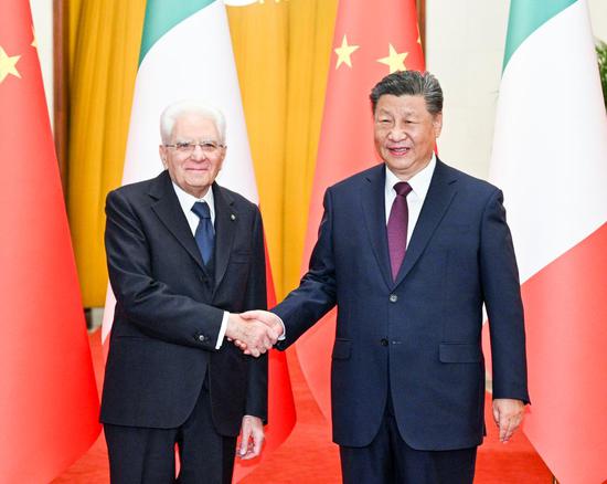 Xi urges China-Italy cooperation for building better world