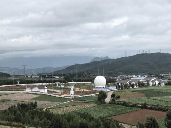 A picture of the Lijiang Satellite Ground Station, one of the ground stations of the Chinese Academy of Sciences Aerospace Information Innovation Research Institute, in Yunnan province. (Photo provided to chinadaily.com.cn)