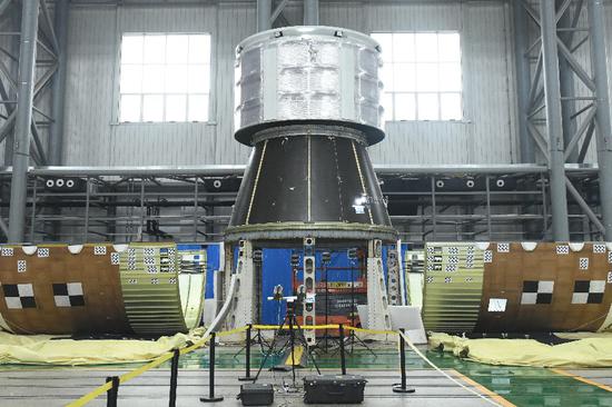 China's space industry giant tests major component of carrier rocket model