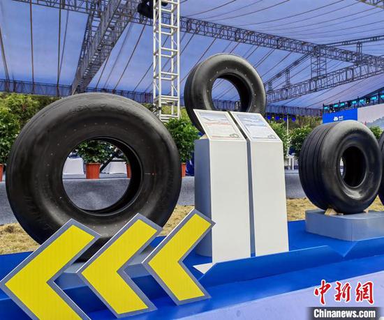 China launches first civil aviation tire production line in Guangxi