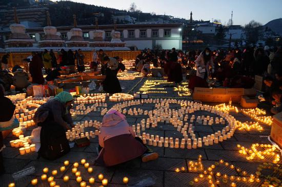 Butter Lamp Festival celebrated in Qinghai