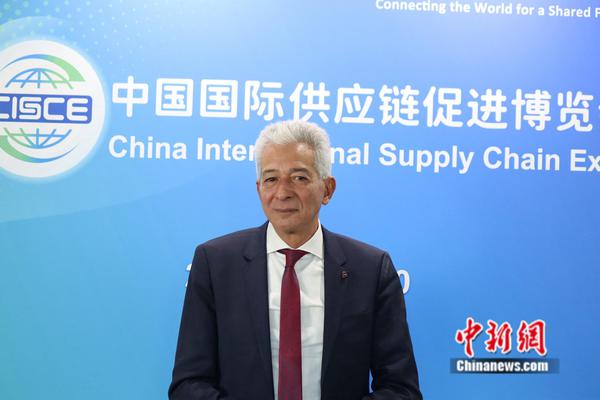 Dr. Alaa Ezz, secretary general of the Union of African Chambers of Commerce, Industry, Agriculture and Professions, at CISCE. (Photo: China News Service/Chen Tianhao)