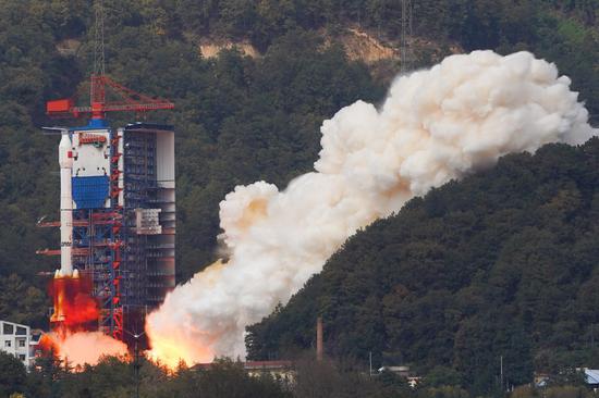 China launches new test satellite