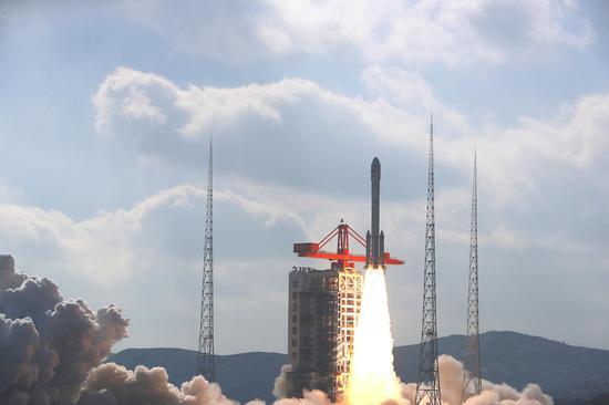 China launches third batch of satellite group