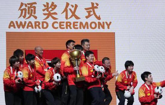 Team spirit contributes to China's victory at 2024 table tennis world cup