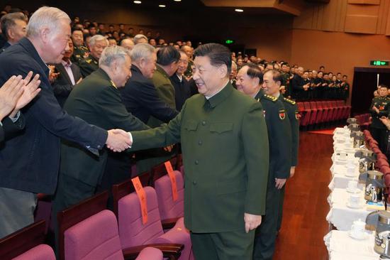 Xi extends Spring Festival greetings to military veterans