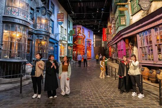 The amusement park of "Making of Harry Potter" studio tour is expected to open in 2027. (Photo from Jinjiang International)