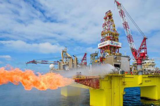 China's offshore drilling well number reaches new high