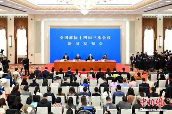 Liu Jieyi, spokesperson for the third session of the 14th Chinese People's Political Consultative Conference (CPPCC) National Committee, attends a press conference at the Great Hall of the People in Beijing, March 3, 2025. (Photo: China News Service/Tian Yuhao)