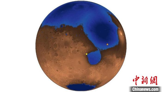 A hypothetical illustration of Mars 3.6 billion years ago.(Photo/Aerospace Information Research Institute) A hypothetical illustration of Mars 3.6 billion years ago.(Photo/Aerospace Information Research Institute)