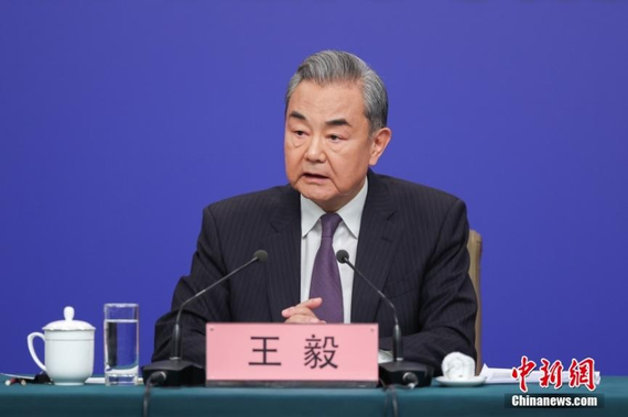 Chinese Foreign Minister Wang Yi, also a member of the Political Bureau of the Communist Party of China Central Committee, attends a press conference on China's foreign policy and external relations on the sidelines of the third session of the 14th National People's Congress (NPC) in Beijing, capital of China, March 7, 2025. (Photo:China News Service/Fu Tian) Chinese Foreign Minister Wang Yi, also a member of the Political Bureau of the Communist Party of China Central Committee, attends a press conference on China's foreign policy and external relations on the sidelines of the third session of the 14th National People's Congress (NPC) in Beijing, capital of China, March 7, 2025. (Photo:China News Service/Fu Tian)