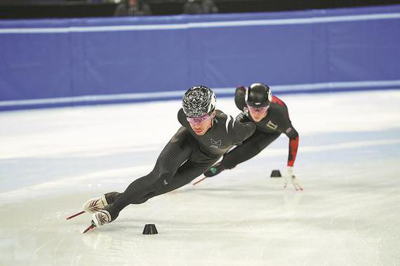 Crystal Globe winning Canadian skater William Dandjinou says he's approaching the Beijing championships with "a clean slate and a desire to win". (YU MENG/FOR CHINA DAILY) Crystal Globe winning Canadian skater William Dandjinou says he's approaching the Beijing championships with "a clean slate and a desire to win". (YU MENG/FOR CHINA DAILY)