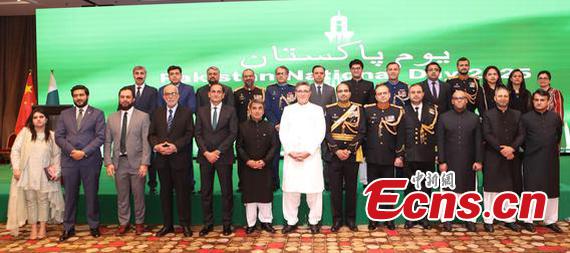 at the Pakistan Embassy in Beijing, March 20, 2025. (Photo provided to Ecns)