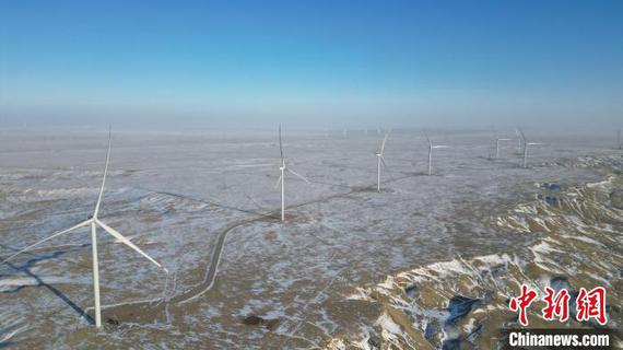 The Bash and Zankeldi Wind Power Project in Uzbekistan. (Photo provided by China Southern Power Grid) The Bash and Zankeldi Wind Power Project in Uzbekistan. (Photo provided by China Southern Power Grid)