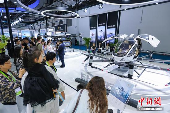 The 5th China International Consumer Products Expo (CICPE) opens in Haikou, south China's Hainan Province, April 13, 2025. The 5th CICPE runs from April 13 to 18 in south China's island province of Hainan. (Photo/China News Service)