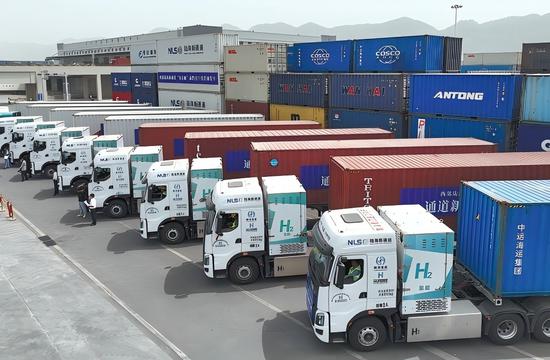 Chongqing-Guangxi hydrogen freight route opens