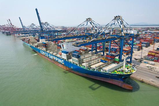 Guangzhou launches direct shipping route to South America