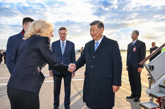 Xi arrives in Moscow for state visit, Victory Day celebrations