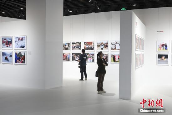A photography exhibition is held in Beijing in celebration of the 120th anniversary of China's Red Cross Society, May 5, 2024. (Photo/China News Service) A photography exhibition is held in Beijing in celebration of the 120th anniversary of China's Red Cross Society, May 5, 2024. (Photo/China News Service)