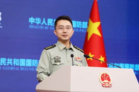 Newly appointed Chinese Defense Ministry spokesperson makes official debut