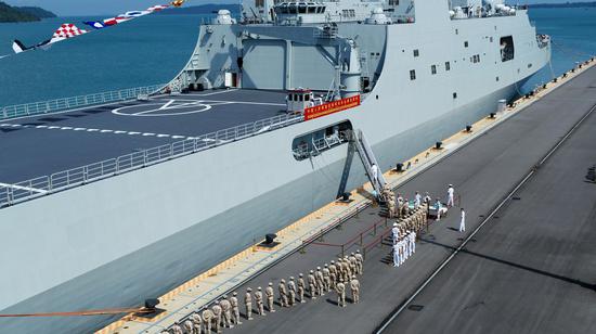 PLA Navy holds open day in Cambodia