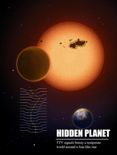 Photo shows sun-like star Kepler-725. (Photo courtesy of Yunnan Observatory of Chinese Academy of Sciences)