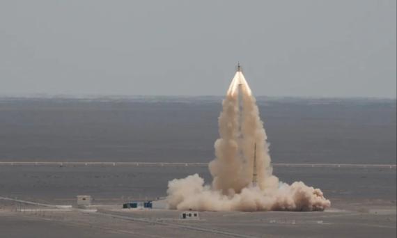 China successfully conducted a zero-altitude escape test for the manned spacecraft Mengzhou (Dream Vessel) at the Jiuquan Satellite Launch Center in Northwest China’s Gansu Province on June 17, 2025. (Photo: Courtesy of China Manned Space Engineering Office) China successfully conducted a zero-altitude escape test for the manned spacecraft Mengzhou (Dream Vessel) at the Jiuquan Satellite Launch Center in Northwest China’s Gansu Province on June 17, 2025. (Photo: Courtesy of China Manned Space Engineering Office)
