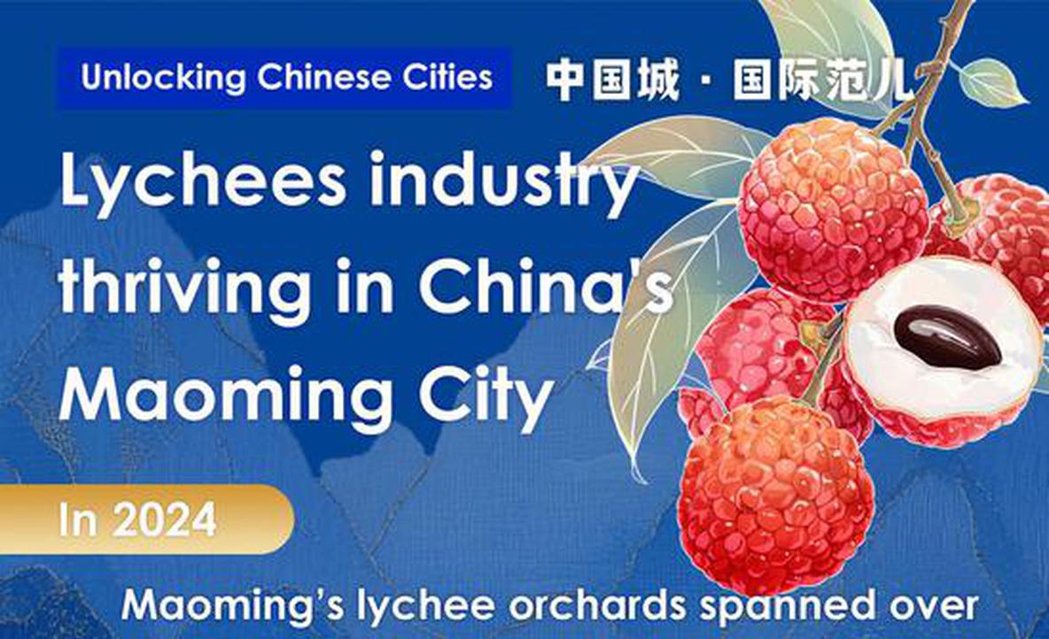 Lychees industry thriving in China's Maoming City