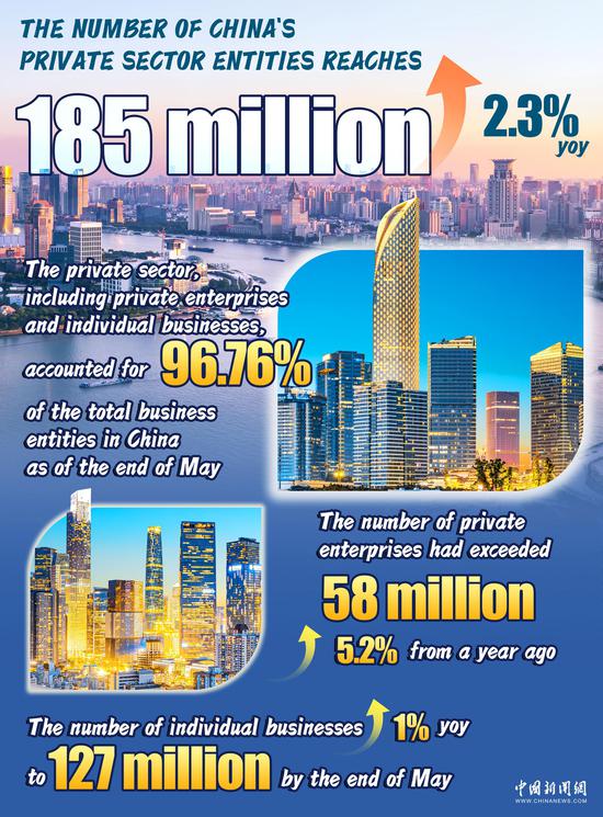 China sees increasing number of private sector entities