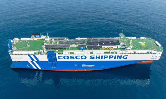 World's largest vehicle carrier ship powered by PV energy completes maiden voyage
