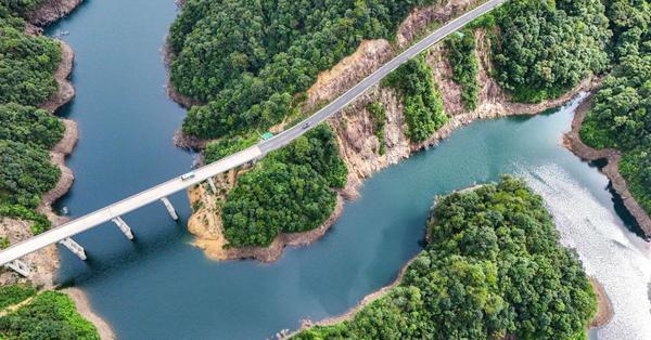 Reservoir reveals beautiful natural ecology in Guangxi