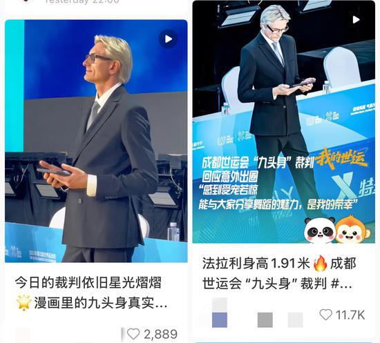 Elegant Latvian judge goes viral on Chinese social media during 2025 World Games