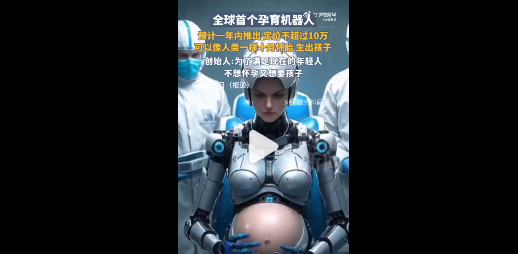 World's first gestation robot expected within a year, sparking debate in China