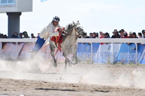 Gesar horse racing festival draws riders from across China