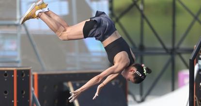 China's Shang wins women's freestyle parkour gold at Chengdu World Games