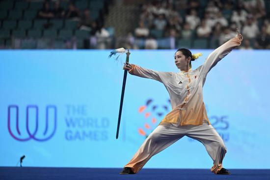 Chinese athletes pursue excellence with passion at the World Games 2025 in Chengdu