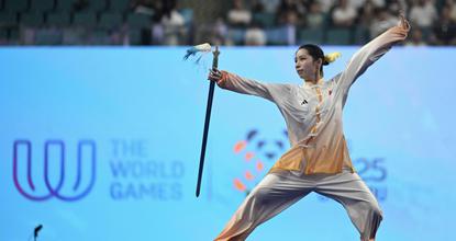 Chinese athletes pursue excellence with passion at the World Games 2025 in Chengdu