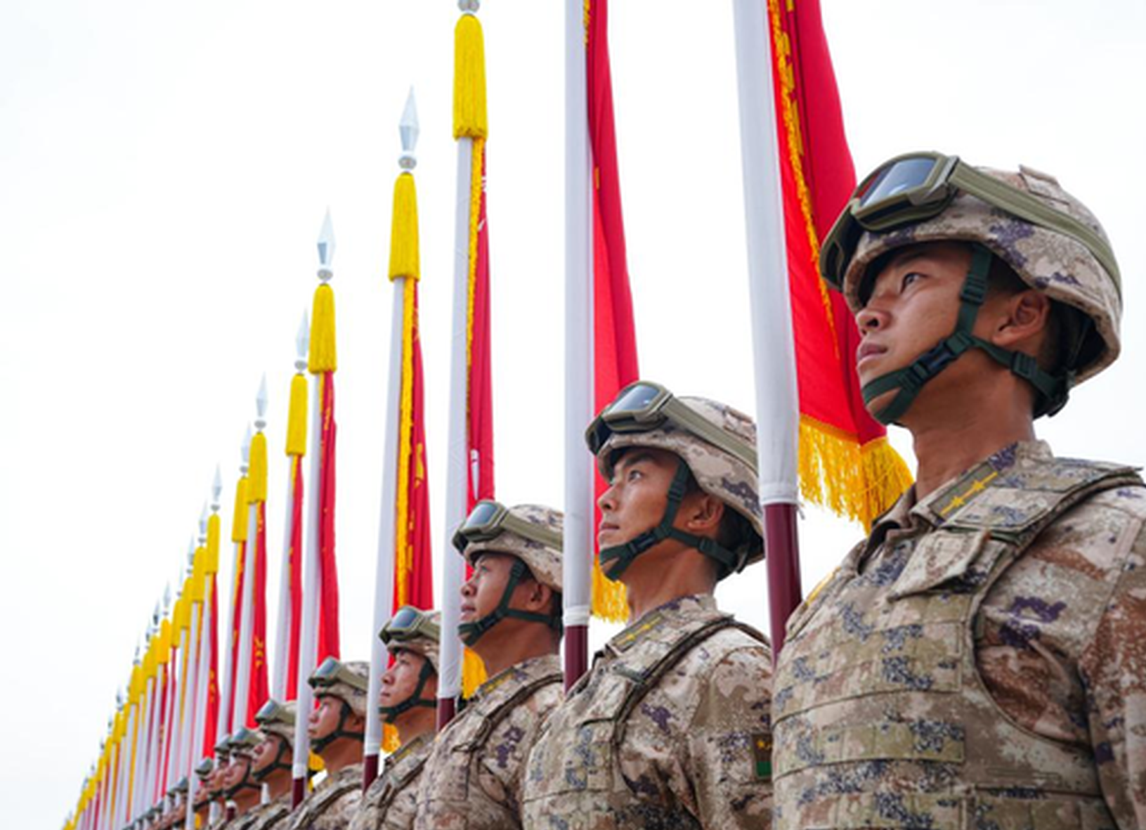 New hardware at parade highlights military might