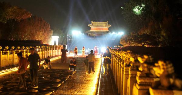 Lighting ceremony held at Lugou Bridge in Beijing