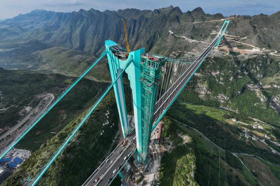 World's highest bridge set to open in SW China in September