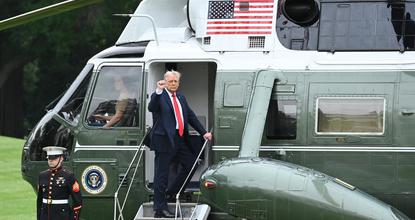 Trump departs for state visit to Britain